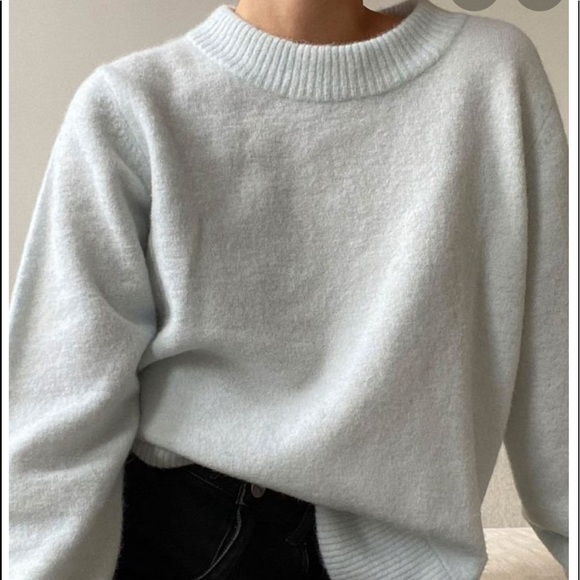 StyleIn Essie Alpaca Mint Blue Sweater - Picture 8 of 8